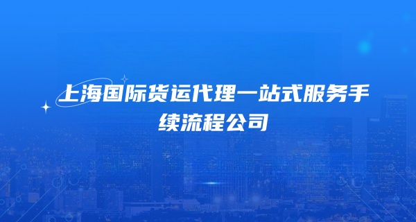 上海国际货运代理一站式服务手续流程公司